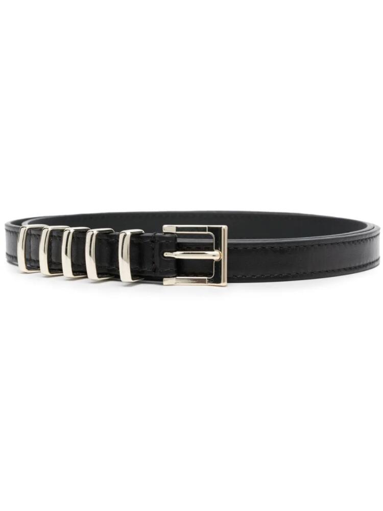 Patrizia Pepe pointed-tip leather belt - Black Cover