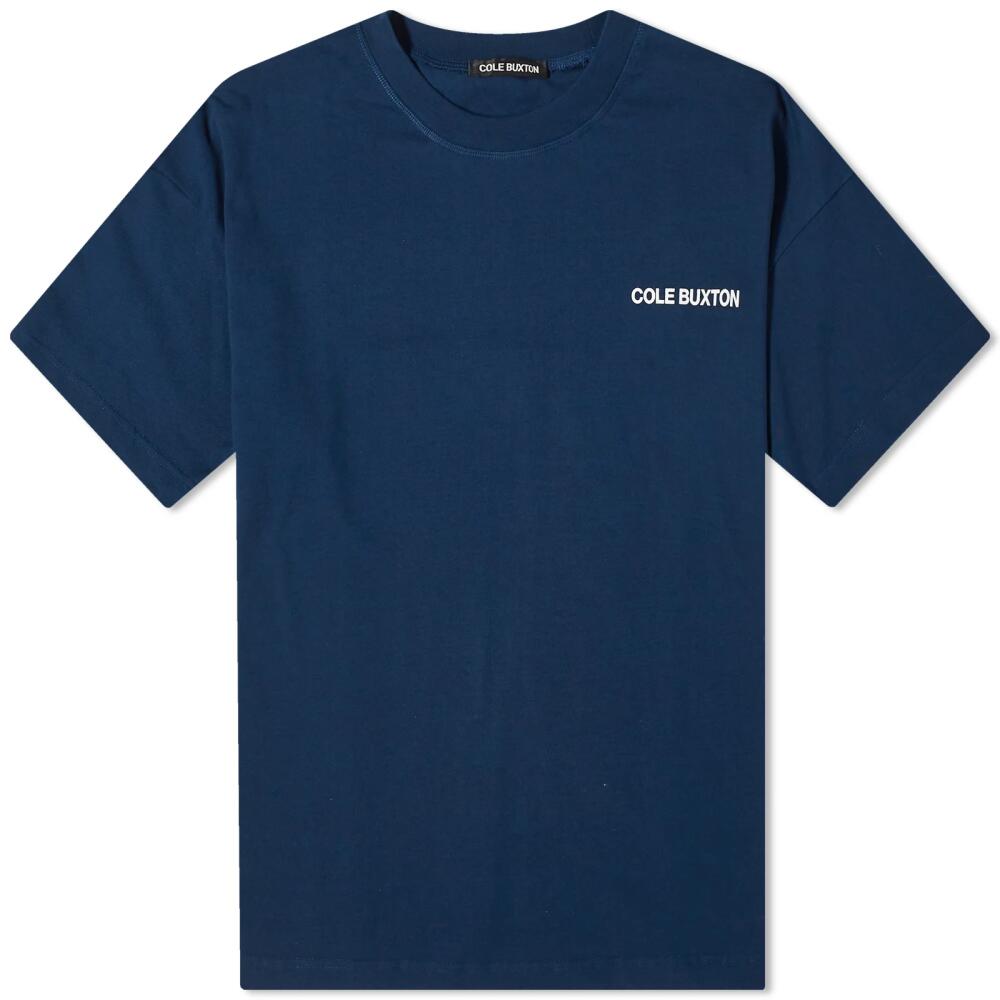 Cole Buxton Men's Sportswear T-Shirt in Navy Cover