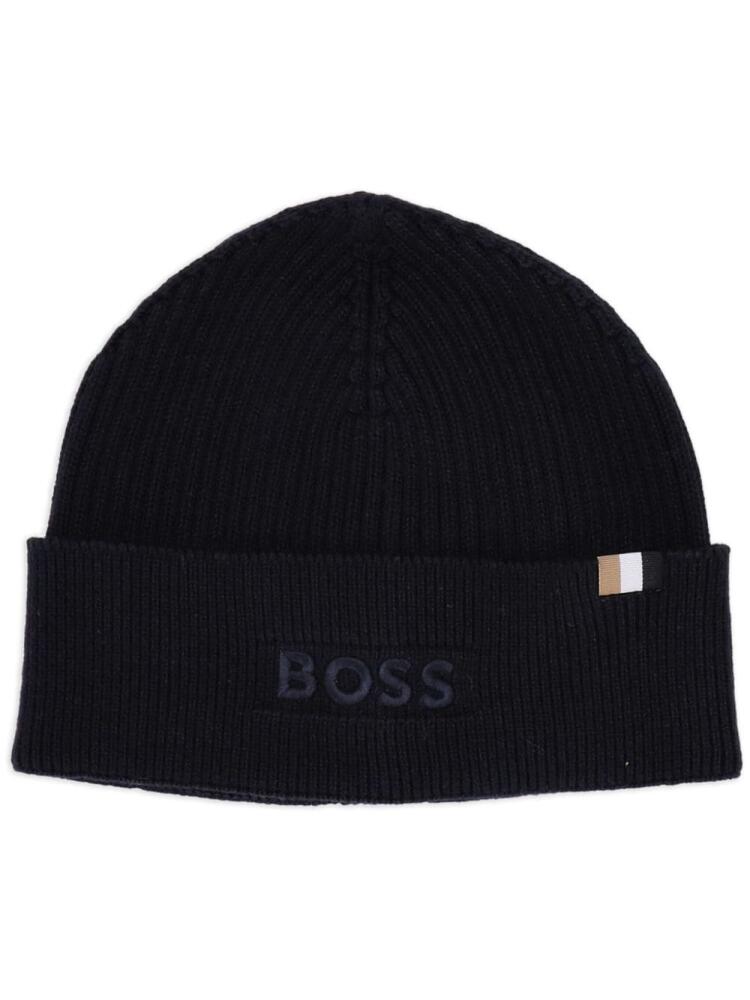 BOSS HB MAGICO BEANIE - Blue Cover