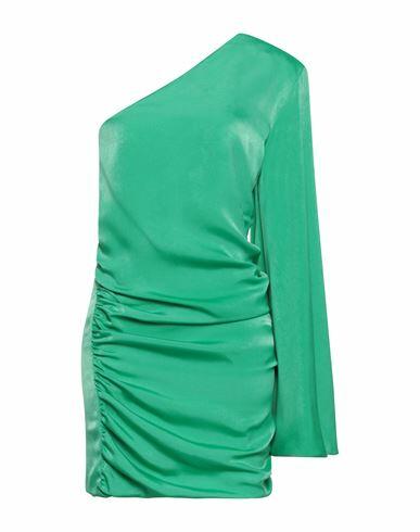 Cinqrue Woman Mini dress Light green Polyester Cover