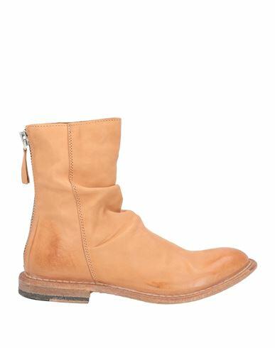 Moma Woman Ankle boots Camel Soft Leather Cover