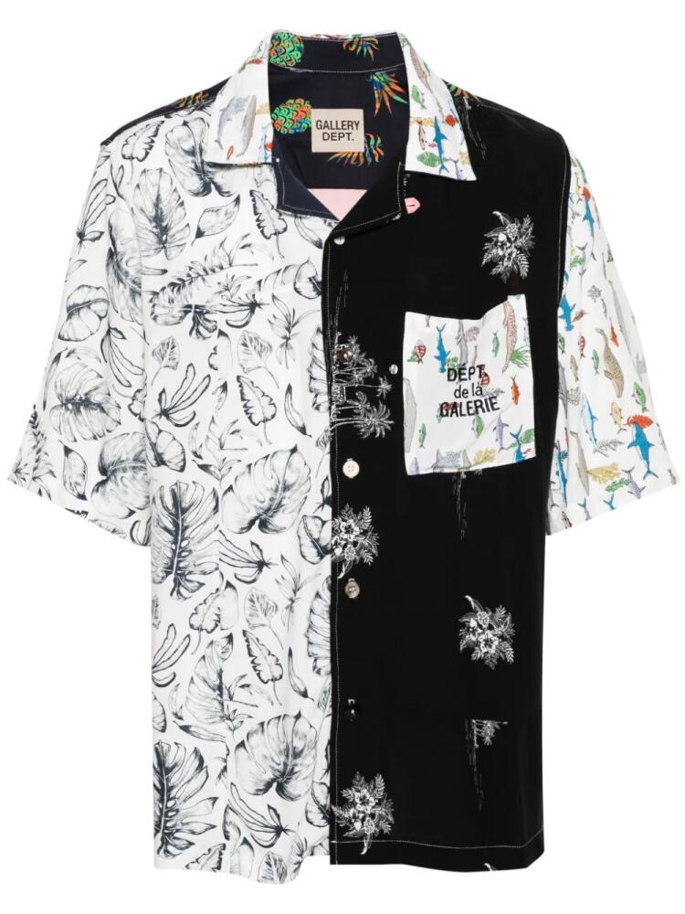 GALLERY DEPT. Parker mix-print shirt - White Cover