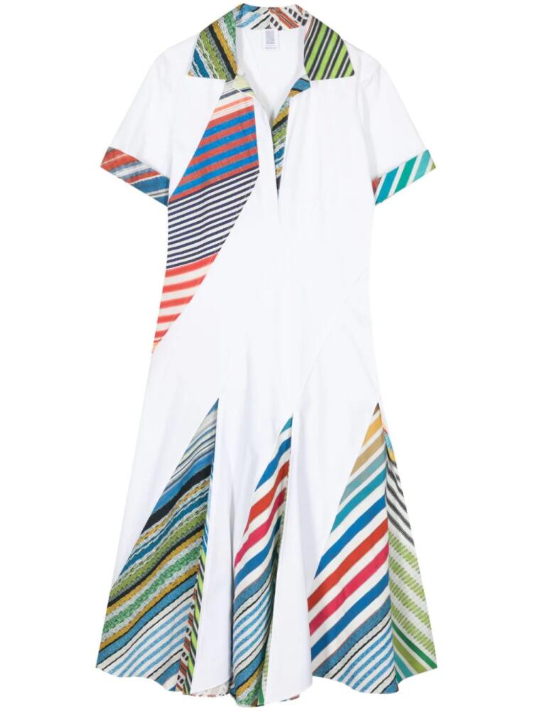 Rosie Assoulin Plot Twist colour-block polo dress - White Cover