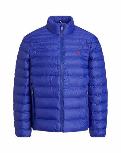 Polo Ralph Lauren Packable Quilted Jacket Man Puffer Bright blue Recycled nylon Cover