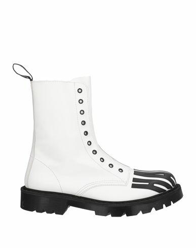 Vetements Man Boot White Soft Leather Cover