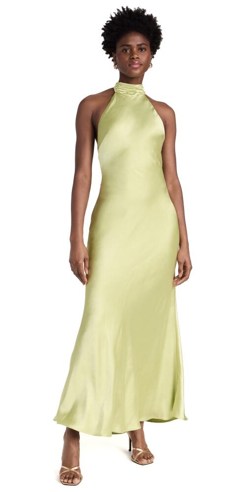 MISHA Evianna Dress Bold Lime Green Cover