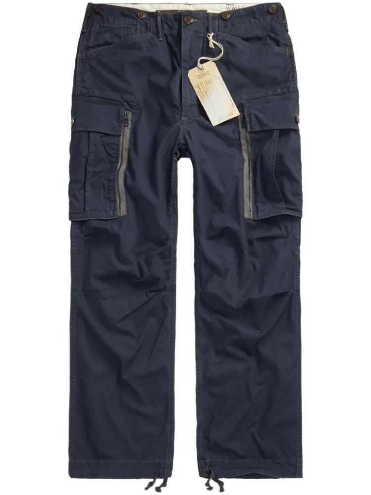 Ralph Lauren RRL cotton cargo trousers - Blue Cover