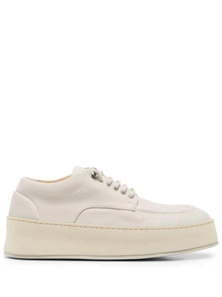 Marsèll Cassapana flatform leather sneakers - Neutrals Cover