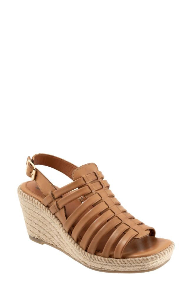 SoftWalk Havana Slingback Espadrille Platform Wedge Sandal in Tan Cover