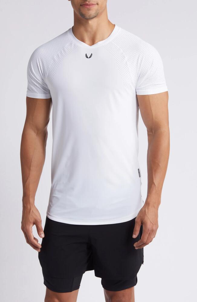 ASRV Laser Vent Established Training T-Shirt in White Cover