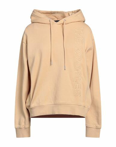 The Kooples Woman Sweatshirt Sand Cotton, Elastane Cover