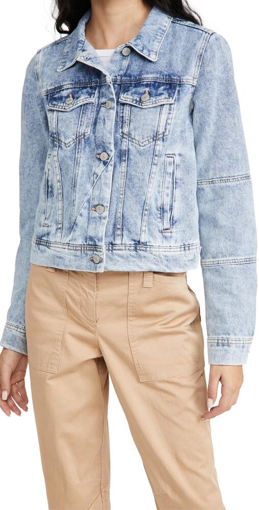 Free People Rumors Denim Jacket Light Indigo Cover