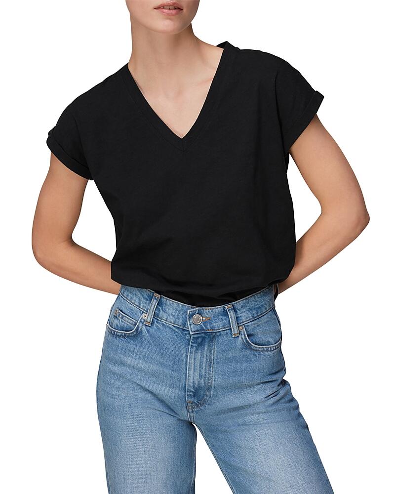 Whistles Willa V Neck Cap Sleeve Tee Cover