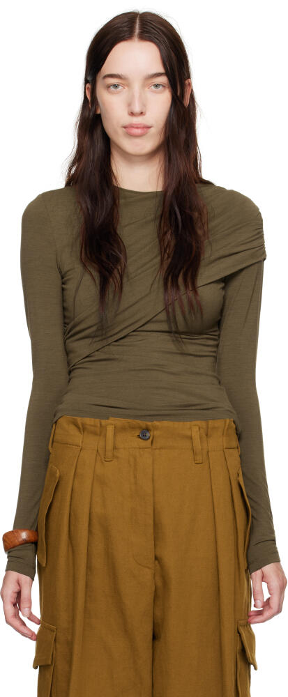 Isabel Marant Khaki Asna T-shirt Cover