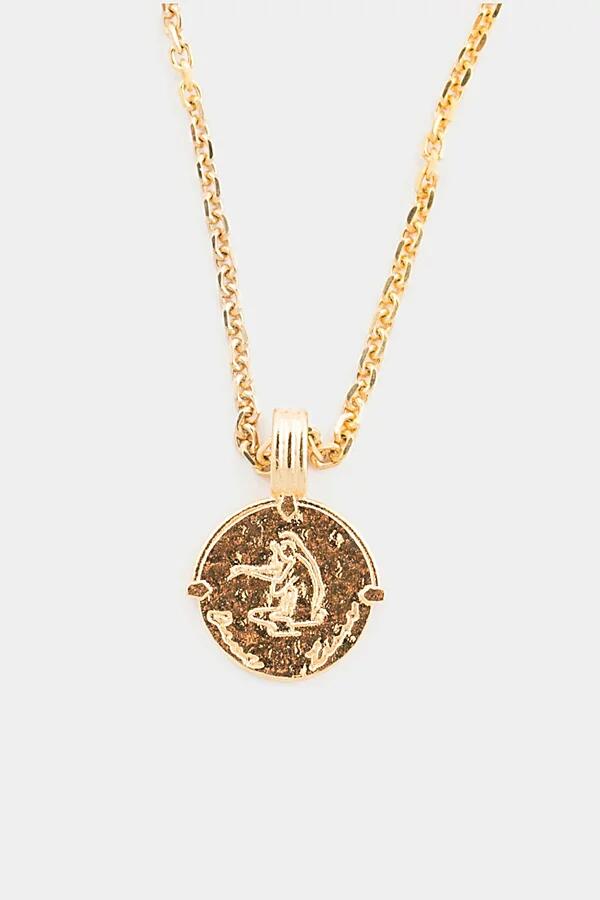 Deux Lions Jewelry Gold Zodiac Necklace in Pisces Cover