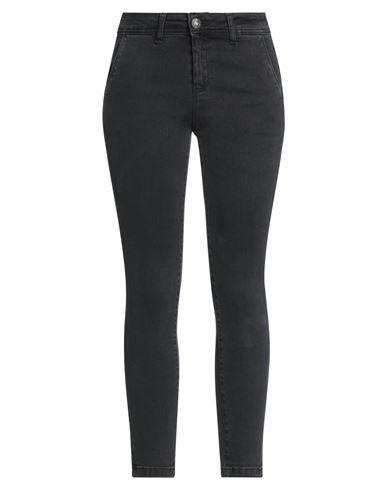 Fly Girl Woman Jeans Black Cotton, Elastane Cover