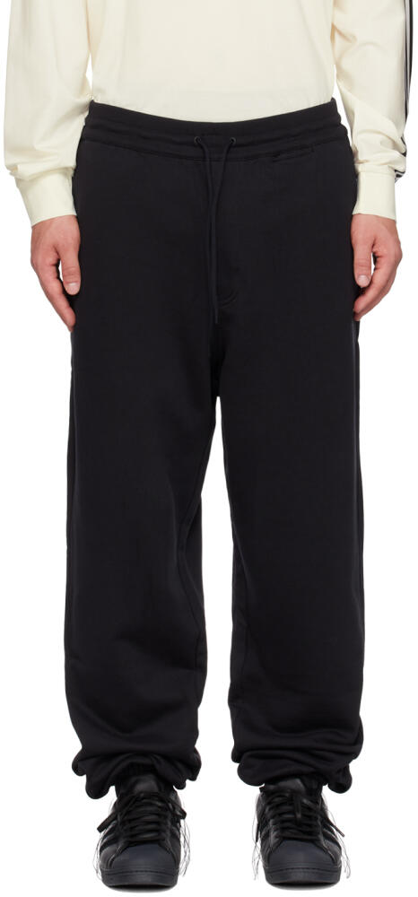 Y-3 Black Elasticized Sweatpants Cover