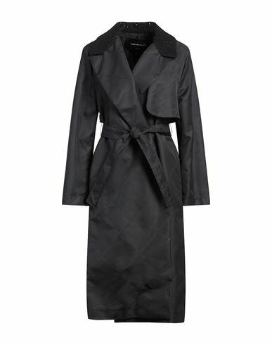 Fabiana Filippi Woman Overcoat & Trench Coat Black Polyamide Cover