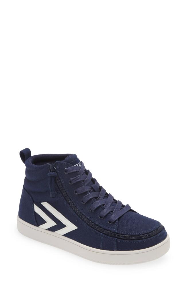 BILLY Footwear CS High Top Sneaker in Navy/White Cover