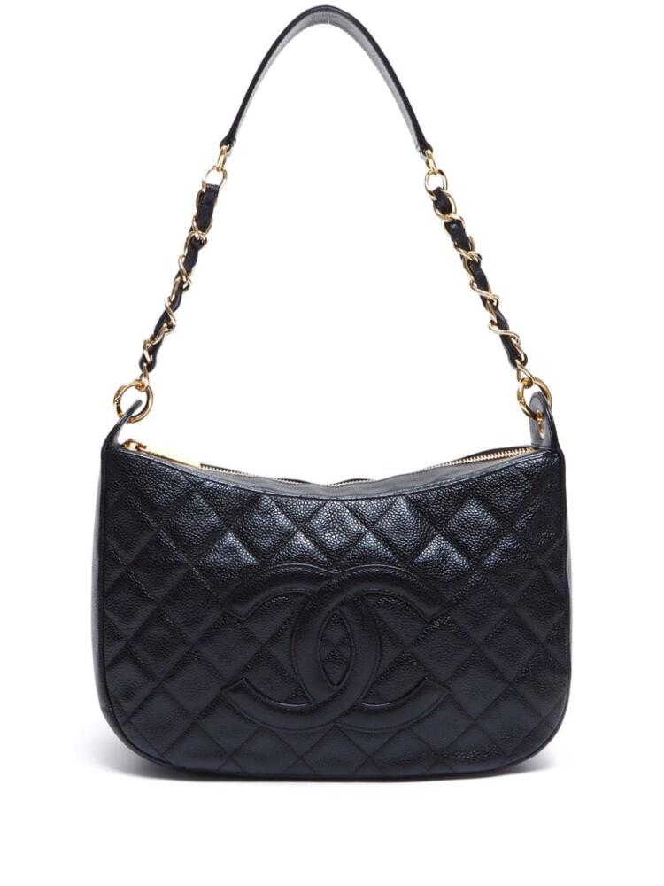 CHANEL Pre-Owned 2005-2006 quilted shoulder bag - Black Cover