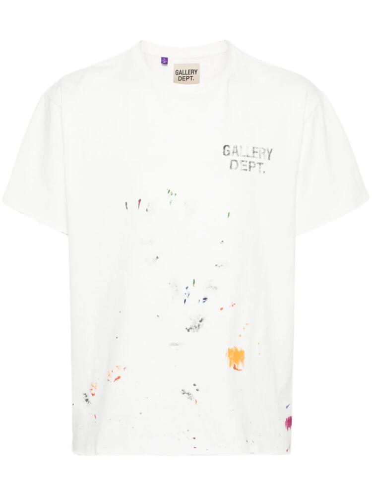 GALLERY DEPT. Boardwalk paint-splatter T-shirt - Neutrals Cover