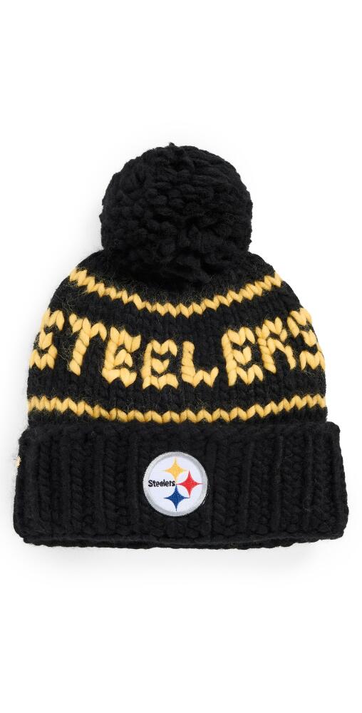 Lele Sadoughi Steelers Beanie Black Cover