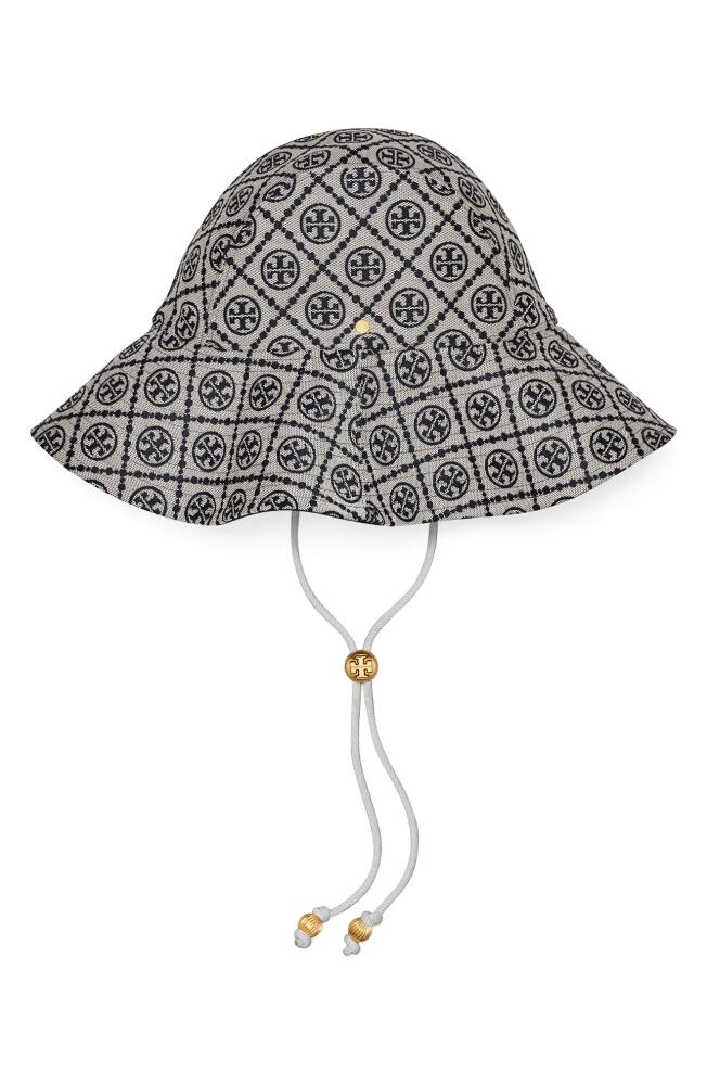 Tory Burch T Monogram Bucket Hat in Tory Navy Cover