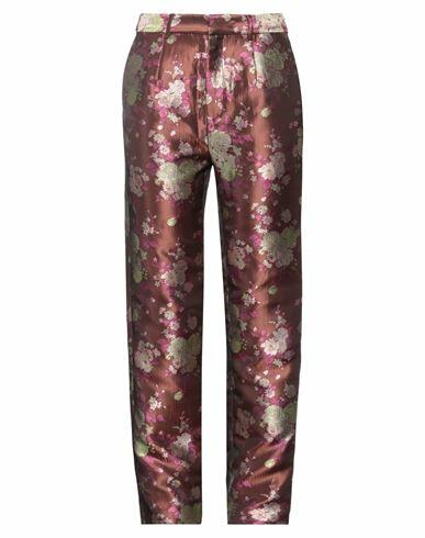 Isabelle Blanche Paris Woman Pants Brown Polyester Cover