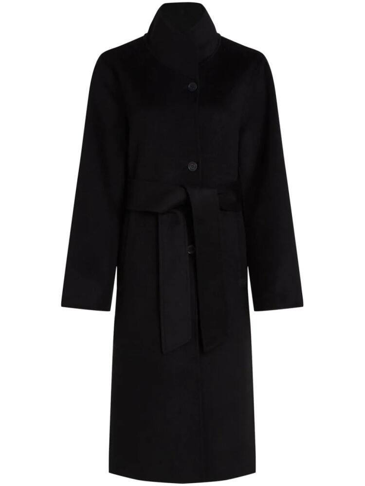 Karl Lagerfeld double-face wool-blend coat - Black Cover