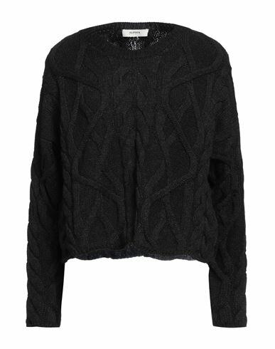 Alpha Studio Woman Sweater Steel grey Wool, Alpaca wool, Polyamide Cover