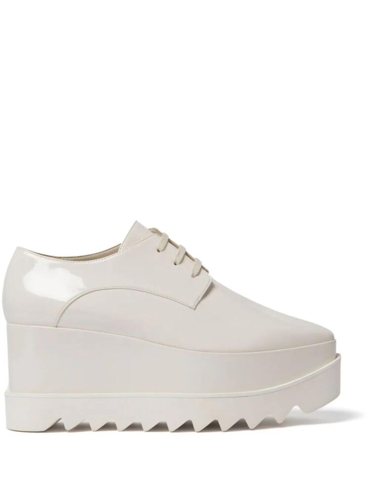 Stella McCartney 80mm Elyse Shiny oxfords - White Cover