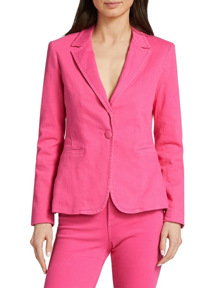 Alice + Olivia Women's Macey Solid Blazer - Candy Cover