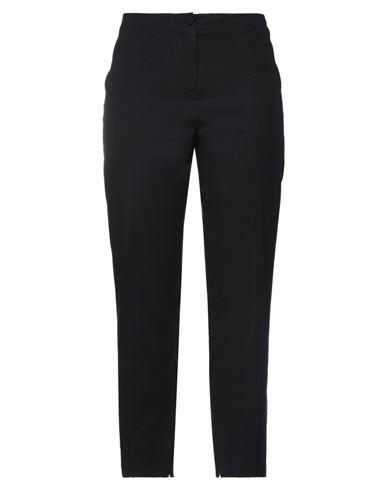 Sfizio Woman Pants Black Cotton, Elastane Cover