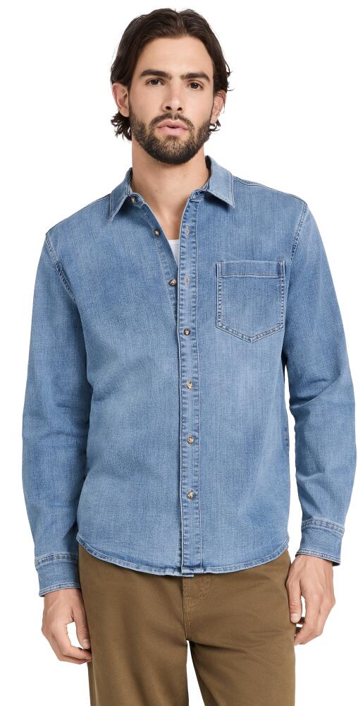 Fair Harbor The Driftwood Denim Shirt Medium Denim Wash Cover