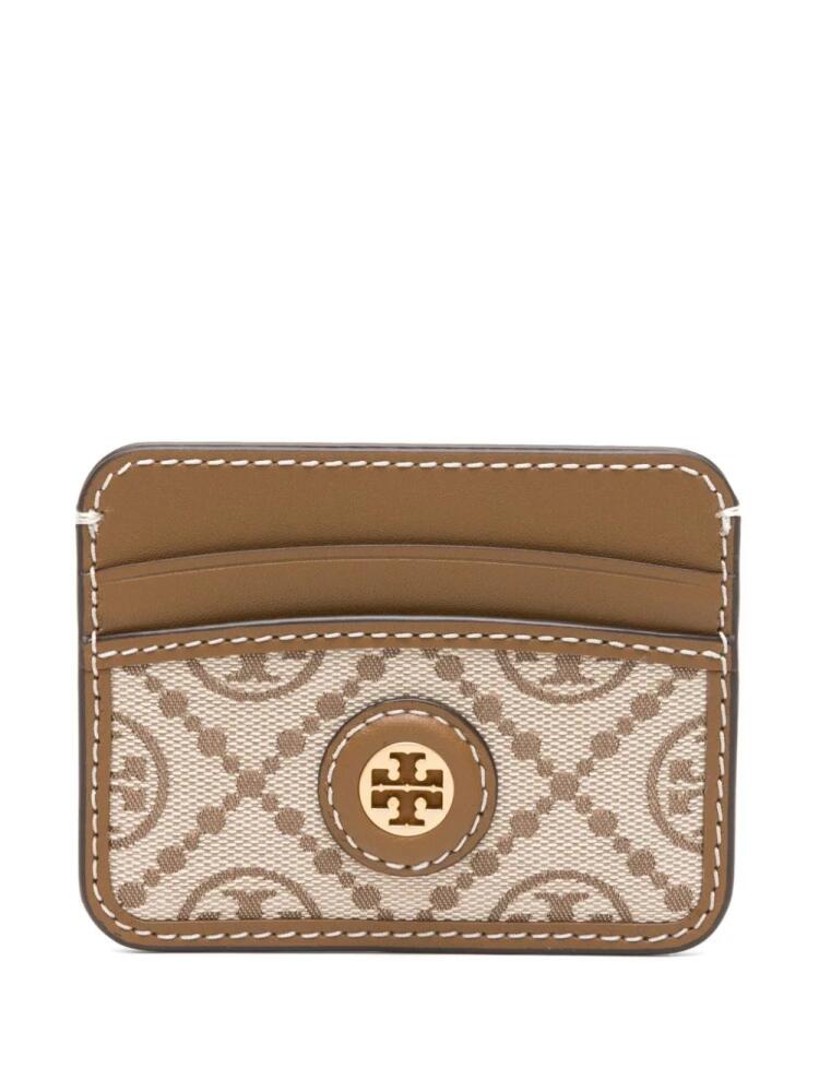 Tory Burch T-monogram leather cardholder - Brown Cover