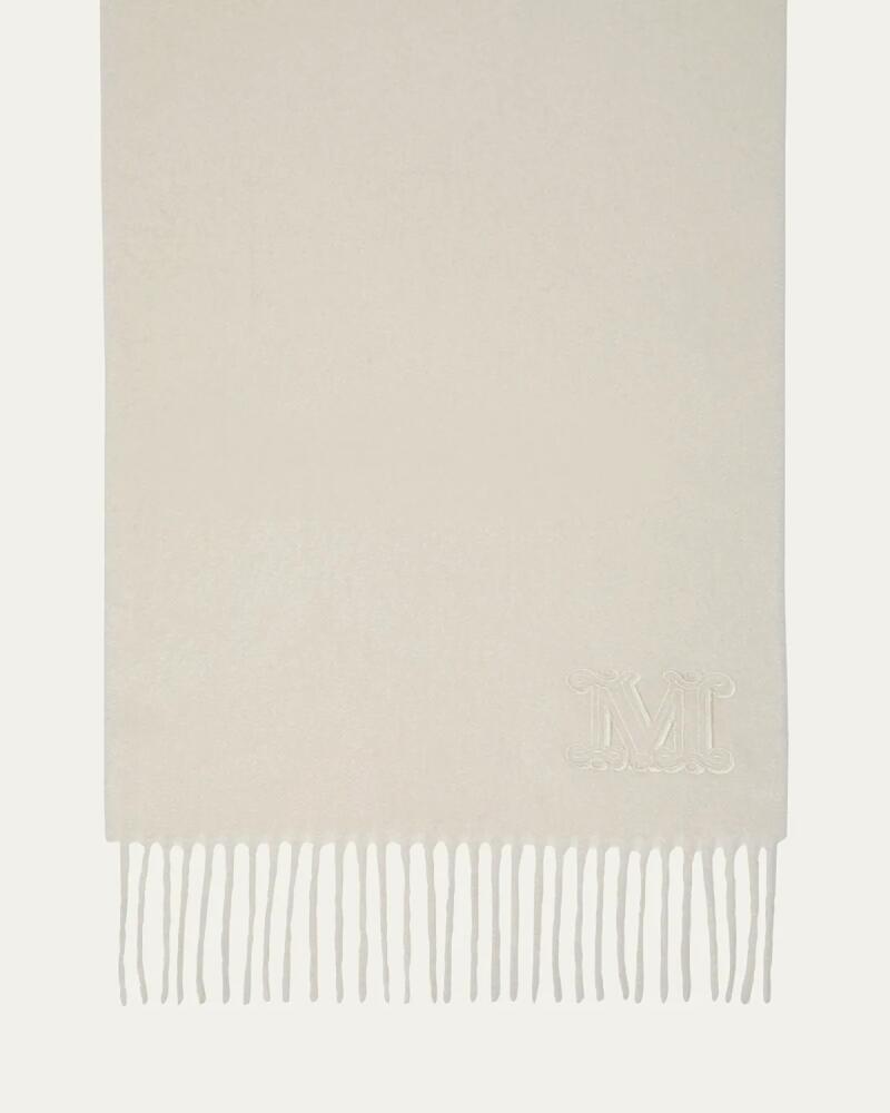 Max Mara Dalia Fringe Wool Scarf Cover