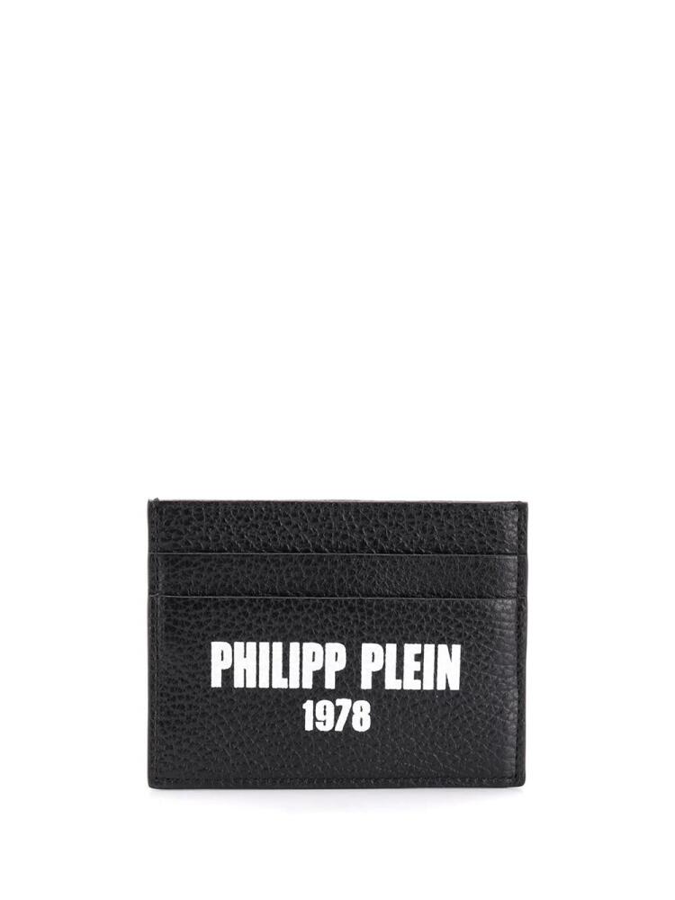 Philipp Plein logo credit card holder - Black Cover