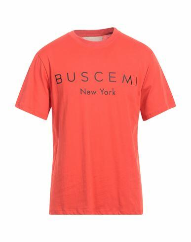 Buscemi Man T-shirt Coral Cotton Cover