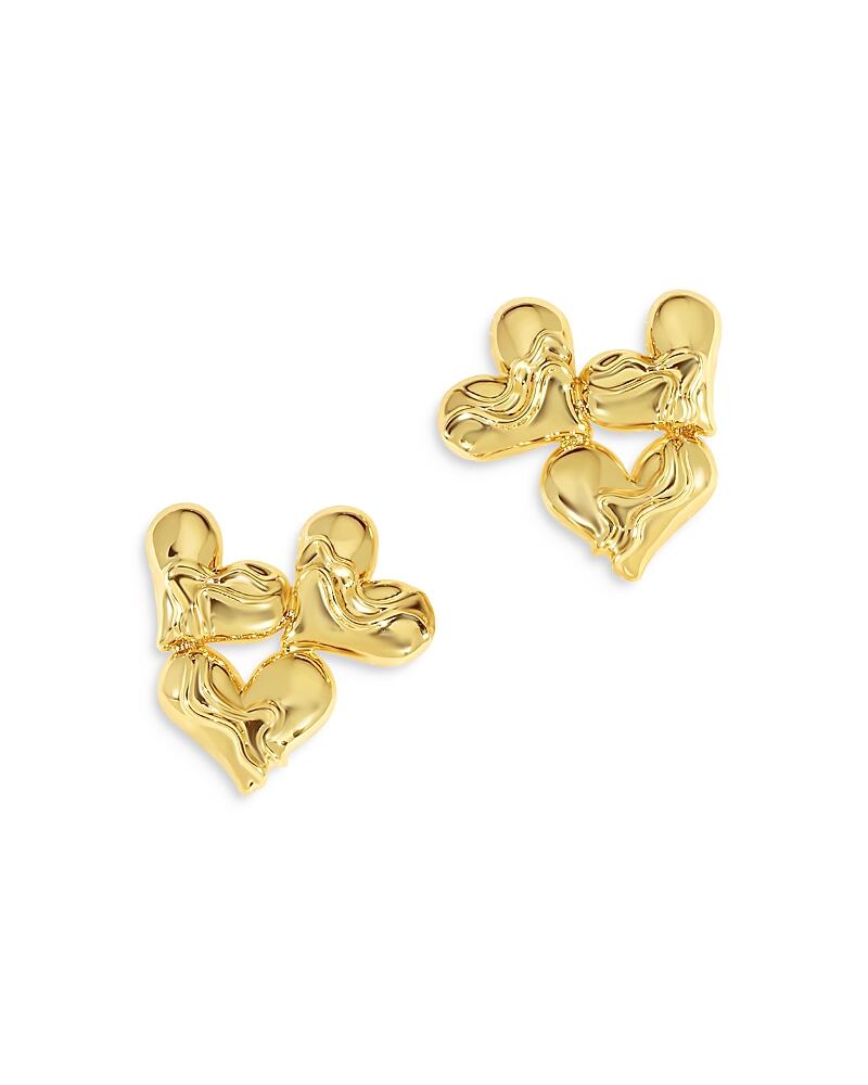 Jackie Mack Designs Triple Heart Statement Earrings Cover