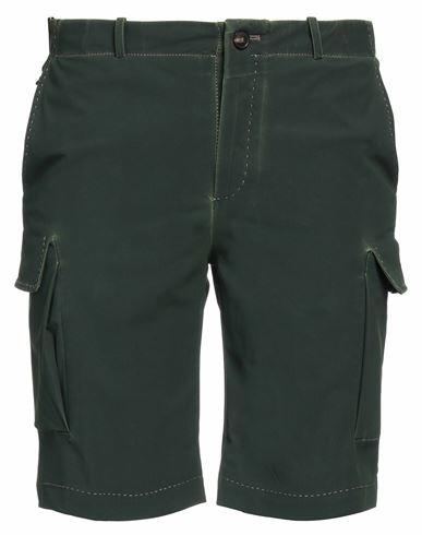 Rrd Man Shorts & Bermuda Shorts Military green Polyamide, Elastane Cover