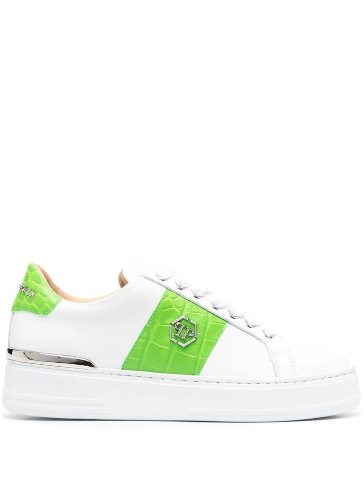 Philipp Plein Hexagon low-top sneakers - White Cover