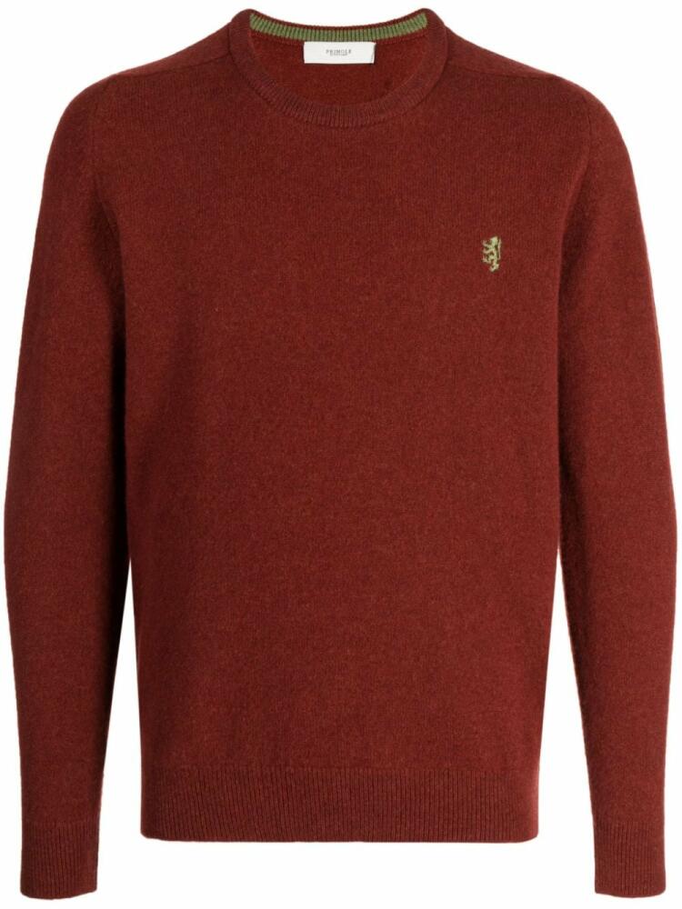 Pringle of Scotland embroidered-logo crew-neck jumper Cover