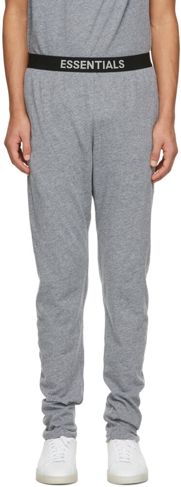 Fear of God ESSENTIALS Grey Jersey Lounge Pants Cover