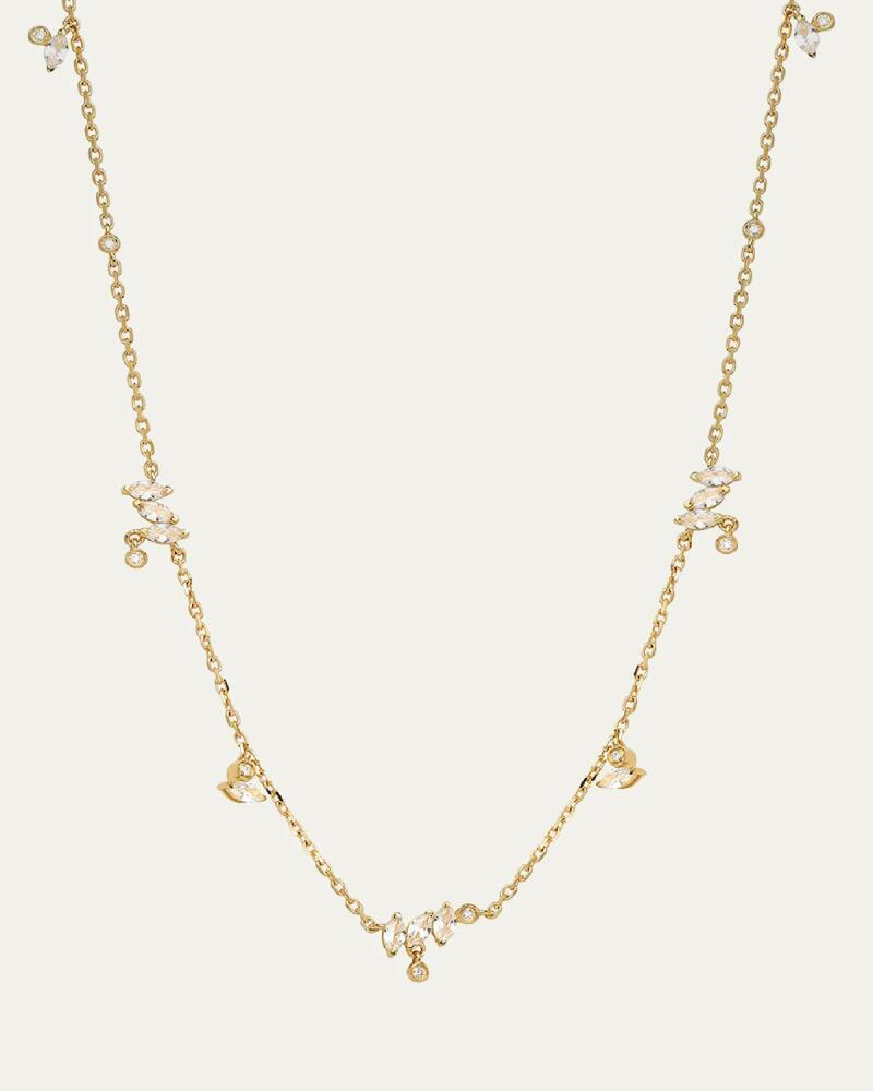 Lark & Berry 14K Yellow Gold Veto Station Necklace with Lab Grown Diamonds Cover