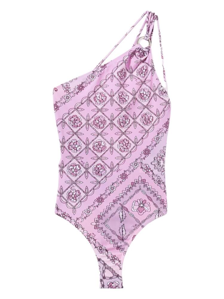 PUCCI Festa-print swimsuit - Pink Cover