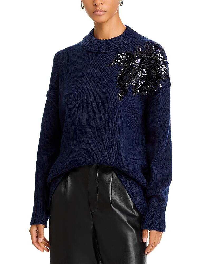 Jason Wu Collection Pincushion Embellished Wool Sweater Cover