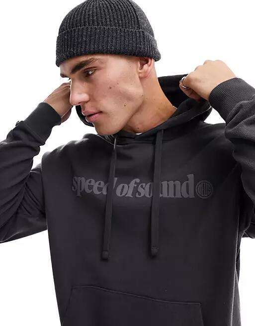 Deus Ex Machina velocity hoodie in black Cover