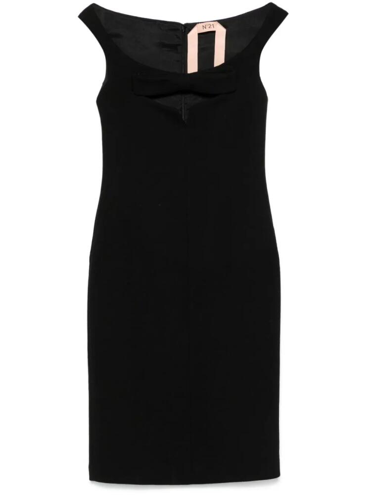 N°21 bow-detail midi dress - Black Cover