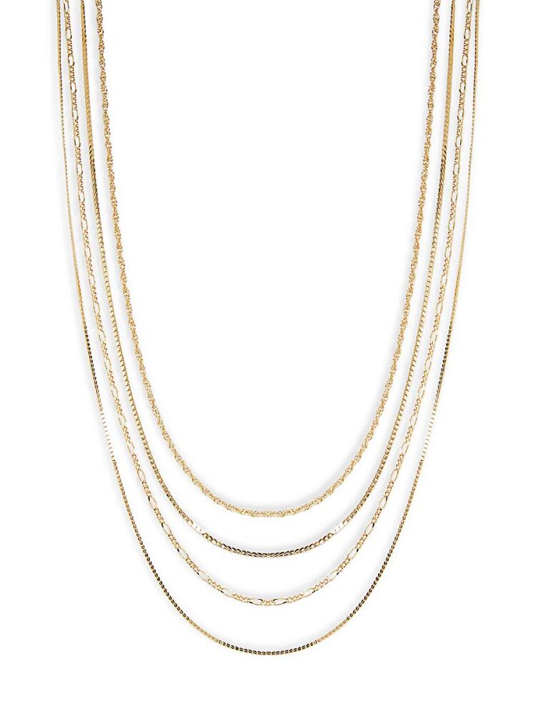 Adriana Orsini Women's Gemme 18K Goldplated Multistrand Necklace Cover