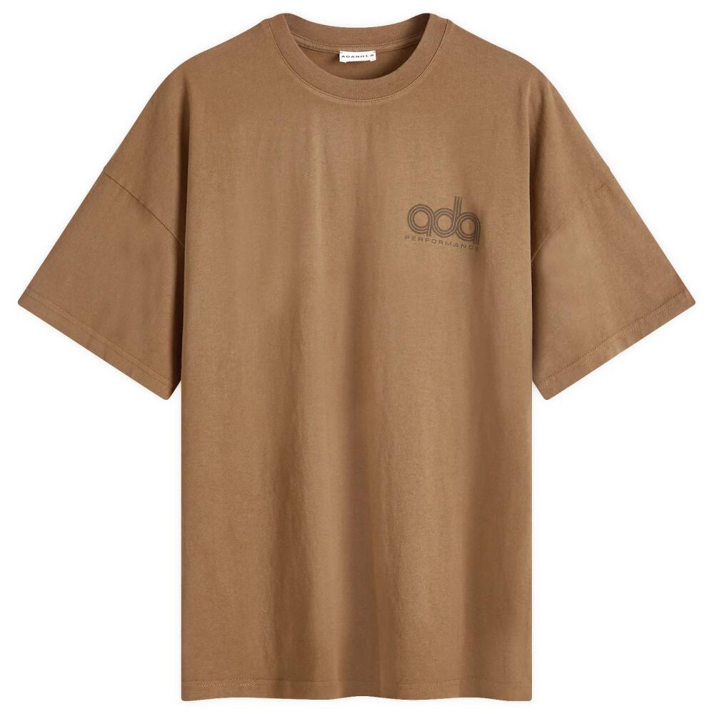 Adanola Women's Performance Washed Boxy T-Shirt in Brown Cover